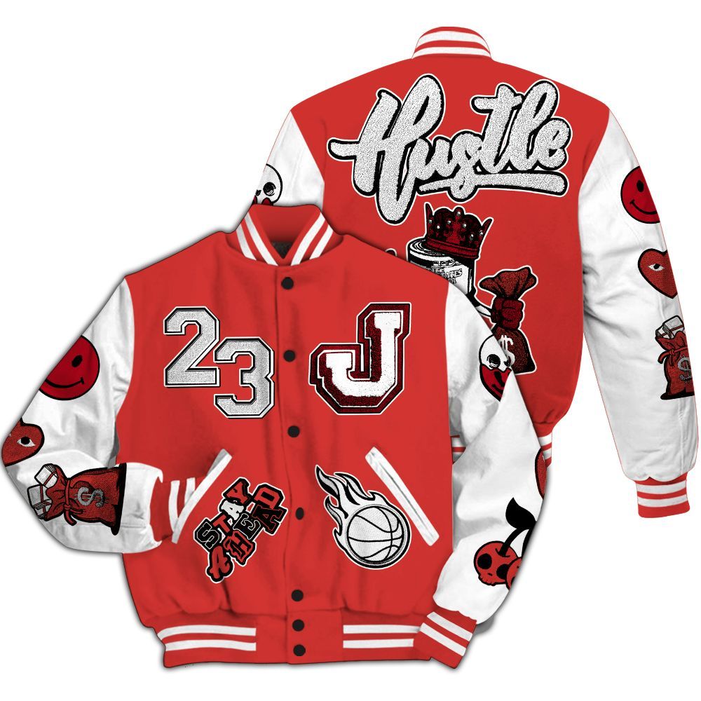 Varsity Jacket To Match Scoot Zeros ODD City - Hustles Money Number 23 All Over Print