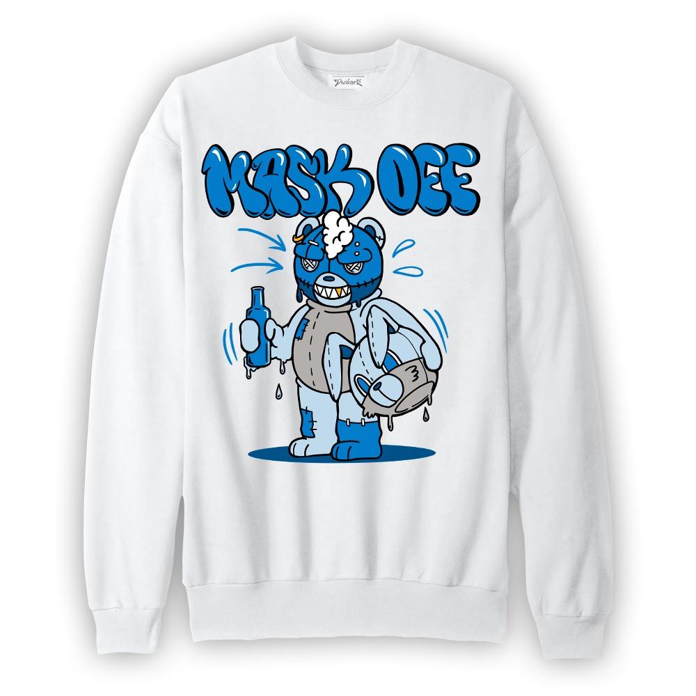 Sweatshirt To match Industrial Blue 4s Sweatshirt - Mask Off Hugz Graphic