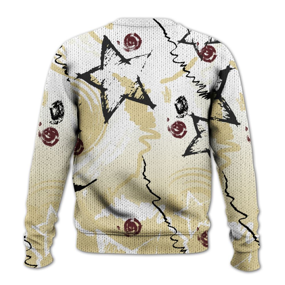 Knitted Sweater To Match Women Phantom 12s - Grind Shine Later Drip