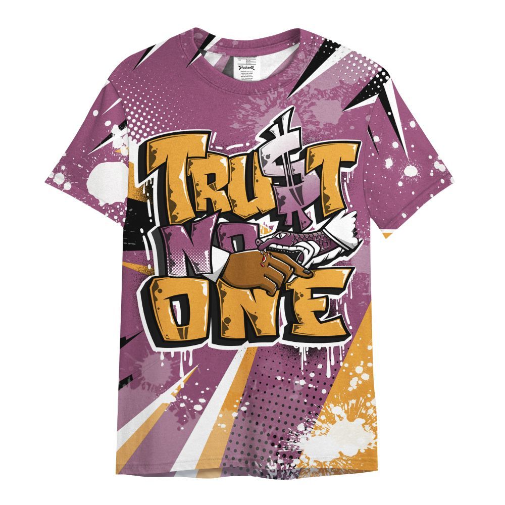 Shirt To Match High OG Brotherhood 1s - Poly Trust No One Dripping All Over Print