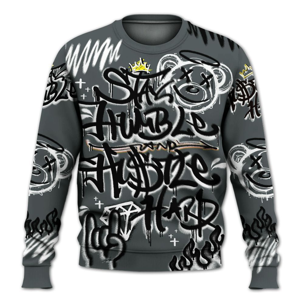 Sweatshirt To Match Black RM Nigel Sylvester 4s - Humble Drip Streetwear Graffity All Over Print