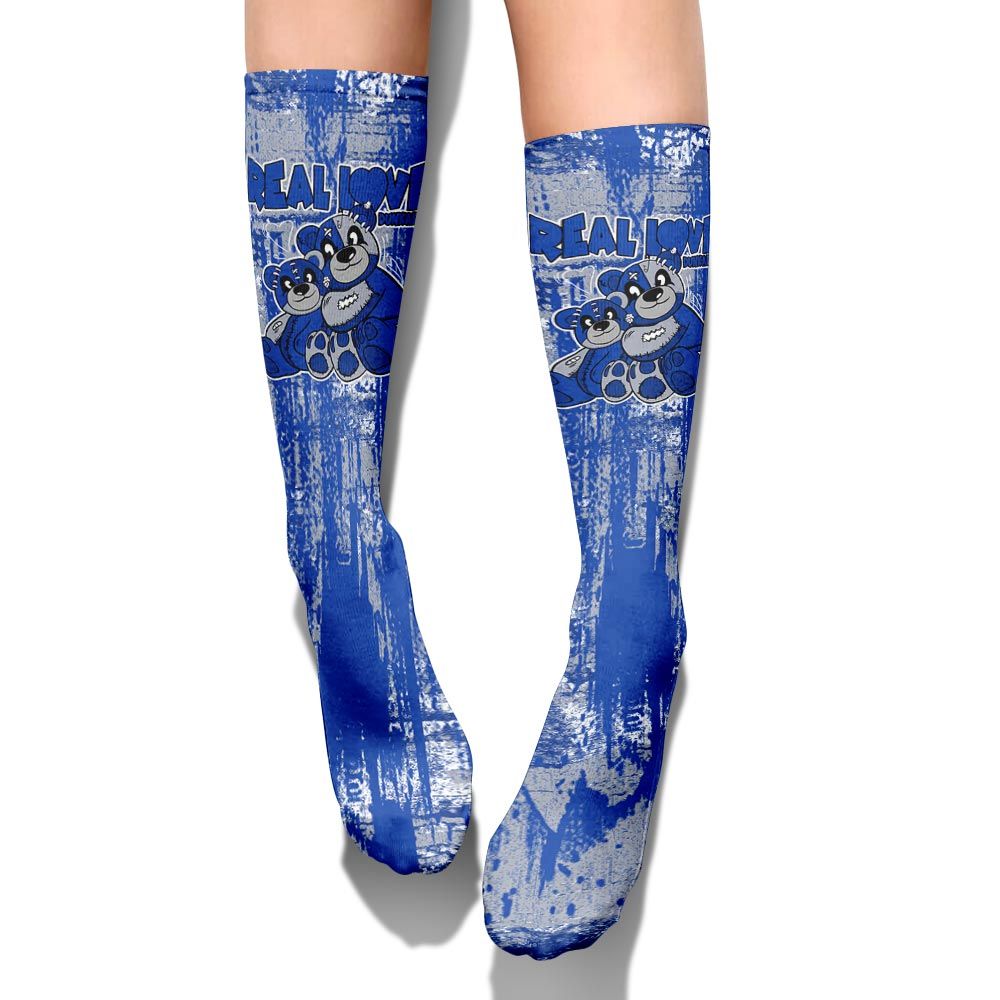 Sock To Match Air Foamposite One Royal - Sincere Fondness Bear Graphic Unisex