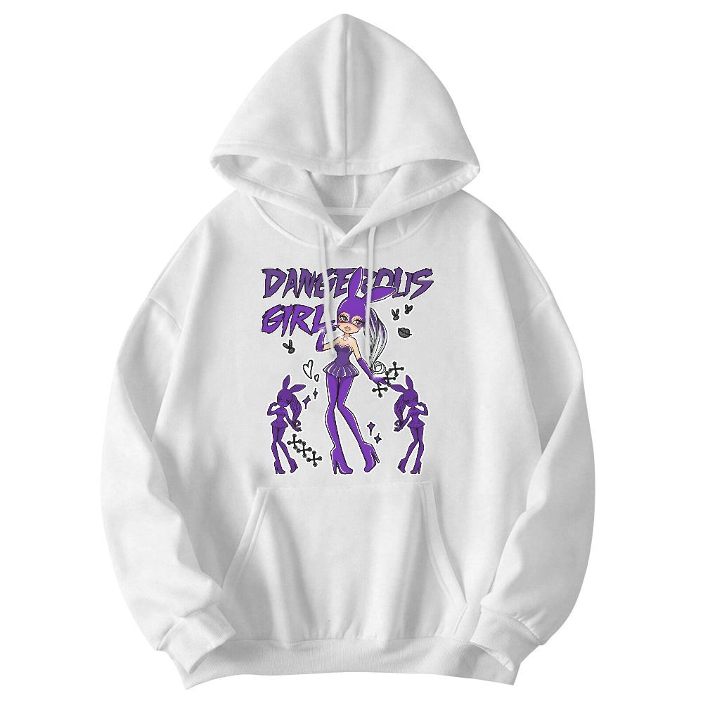 Sweatshirt To Match Retro Dark Iris 3s - Dangerous.Girl Graphic