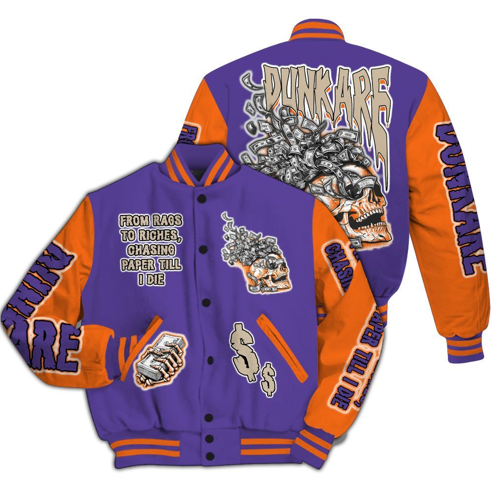 Varsity Jacket To Match Air Max Waffle SP Voltage Purple - From Rags To Riches All Over Print