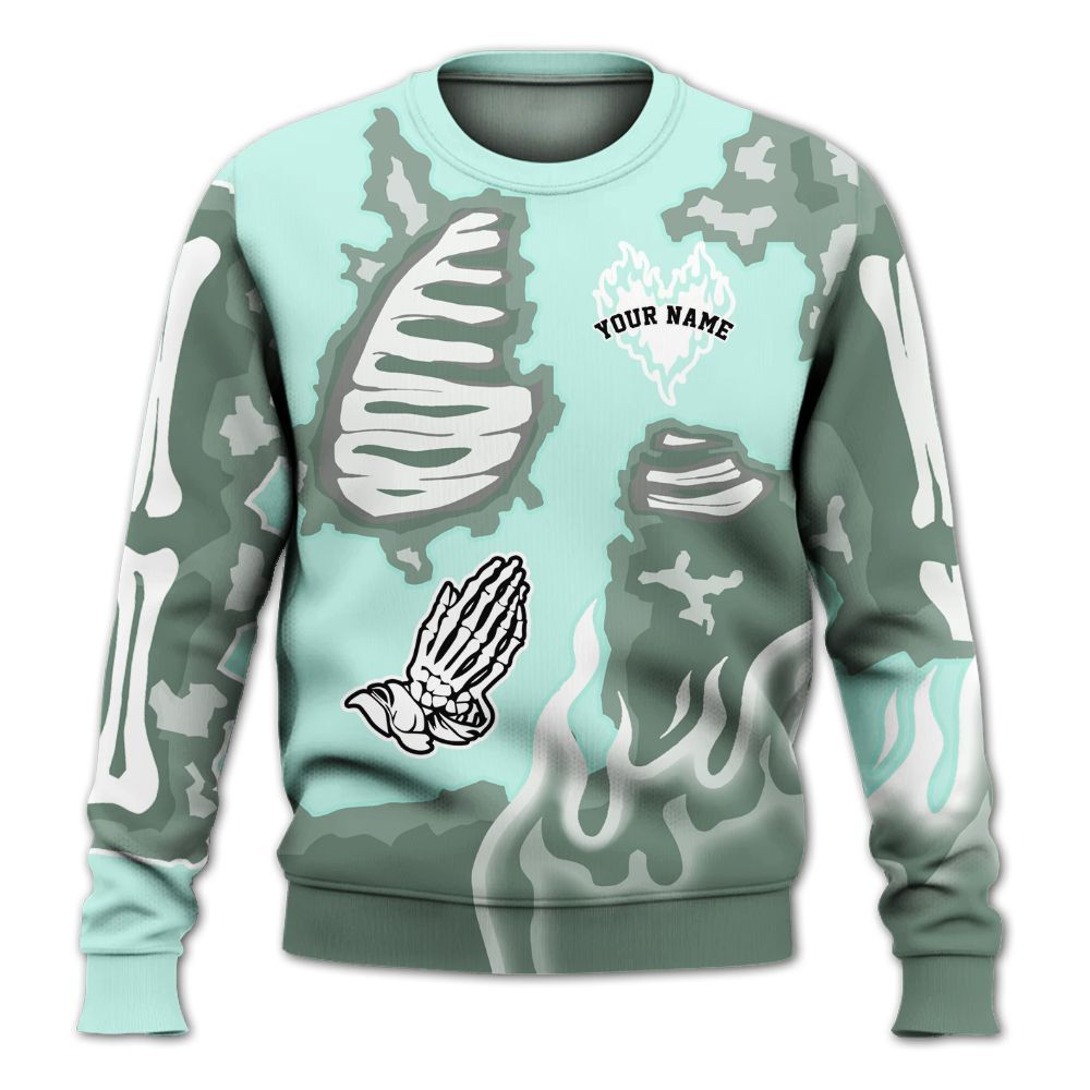 Sweatshirt To Match Retro Low Igloo 11s - Dislike Us Graphic Burning Custom Name All Over Print