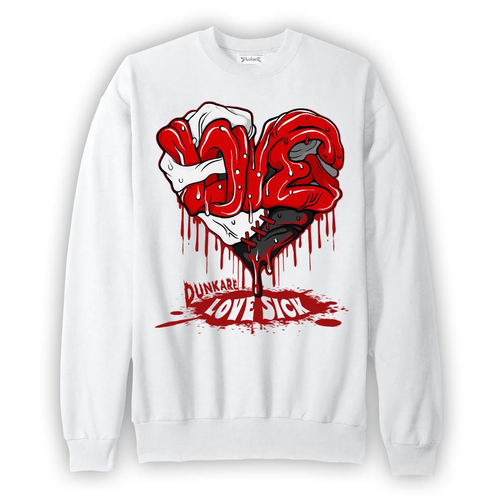 Sweatshirt To match Sweatshirt Love Sick, 12 Red Taxi Sweatshirt To Match Sneaker 2404 PAT