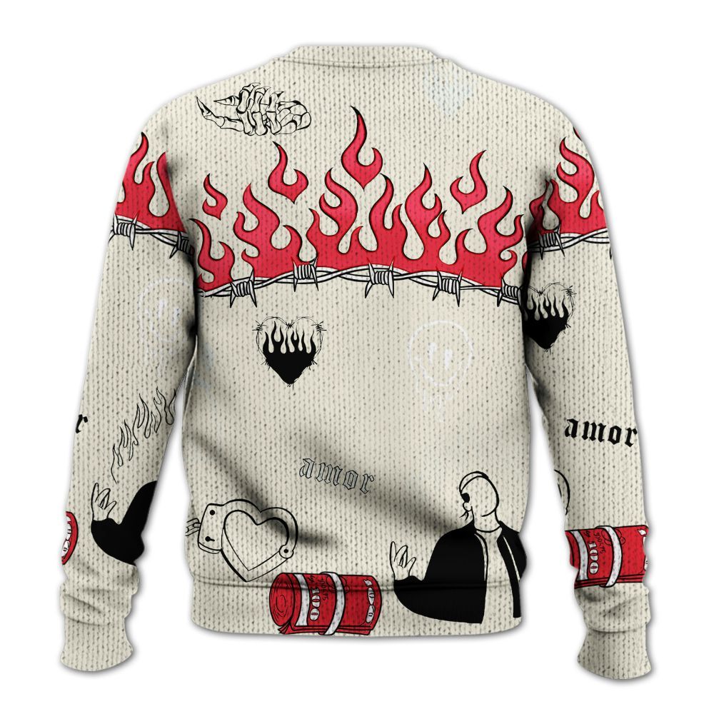 Sweater To Match Low OG Sail 1s - Snake Trust No One Graphic