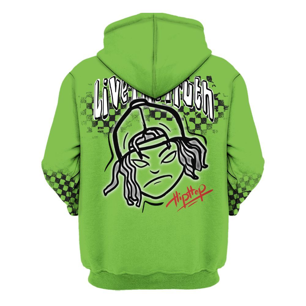 Hoodie To Match Air Max Waffle SP Action Green - Feel Life Street Style All Over Print