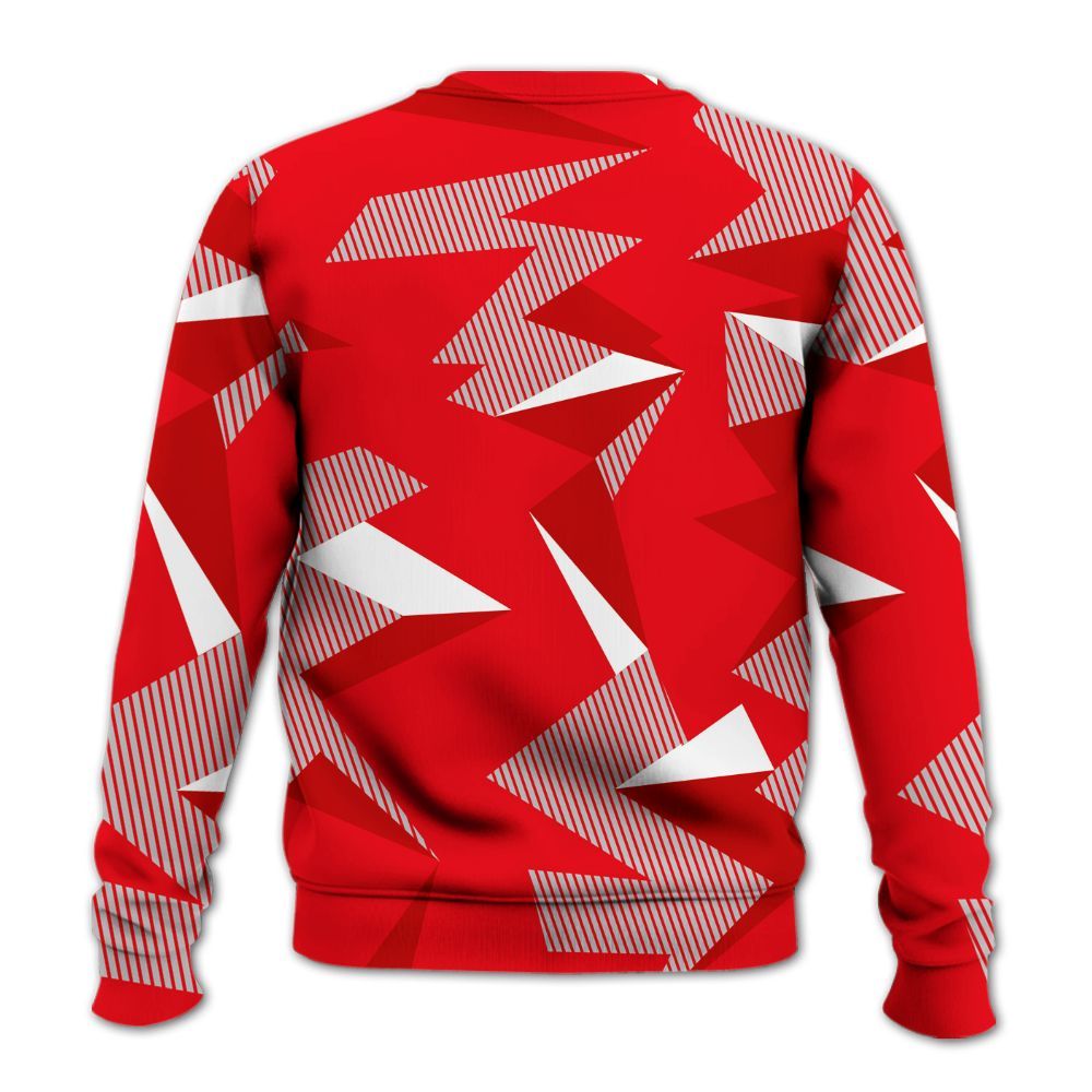 Sweatshirt To Match Air Max 1 Low Poly - Geometric Camouflage Pattern All Over Print