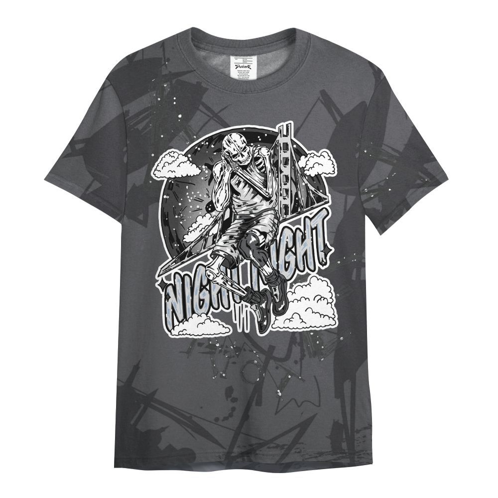 Shirt To Match Reverse Oreo 6s - Seeya Skeleton Messyz All Over Print