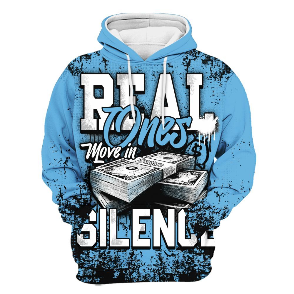 Hoodie To Match Melo 12s - Move In Silence Money Street Retro All Over Print