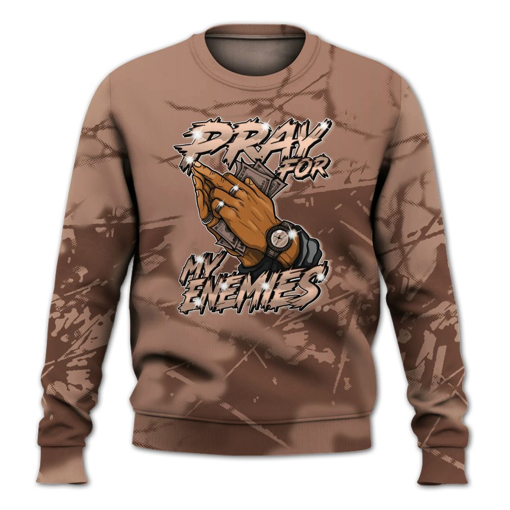 Sweatshirt To Match KD 4 Christmas - Prayed For Enemies Graphic All Over Print