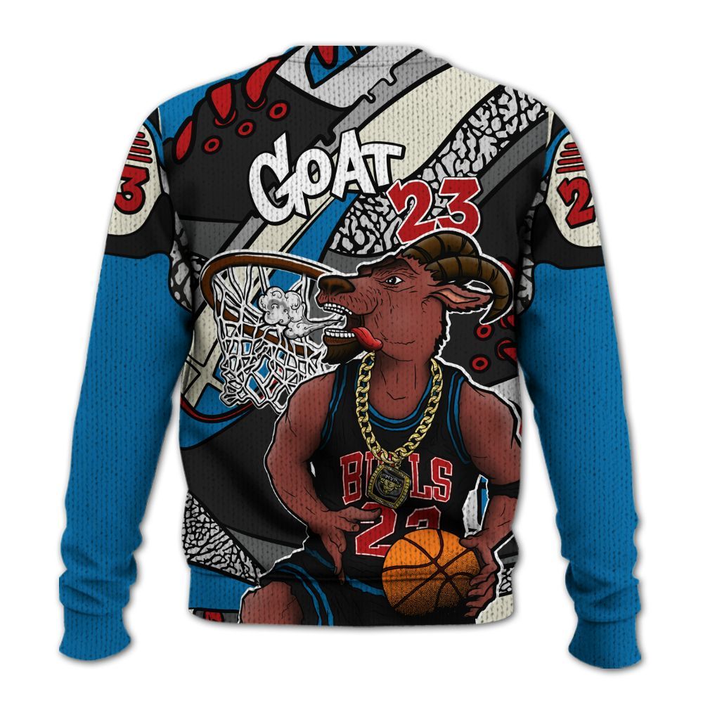 Sweater To Match Rare Air 3s - Number 23 Style 3s Graphic