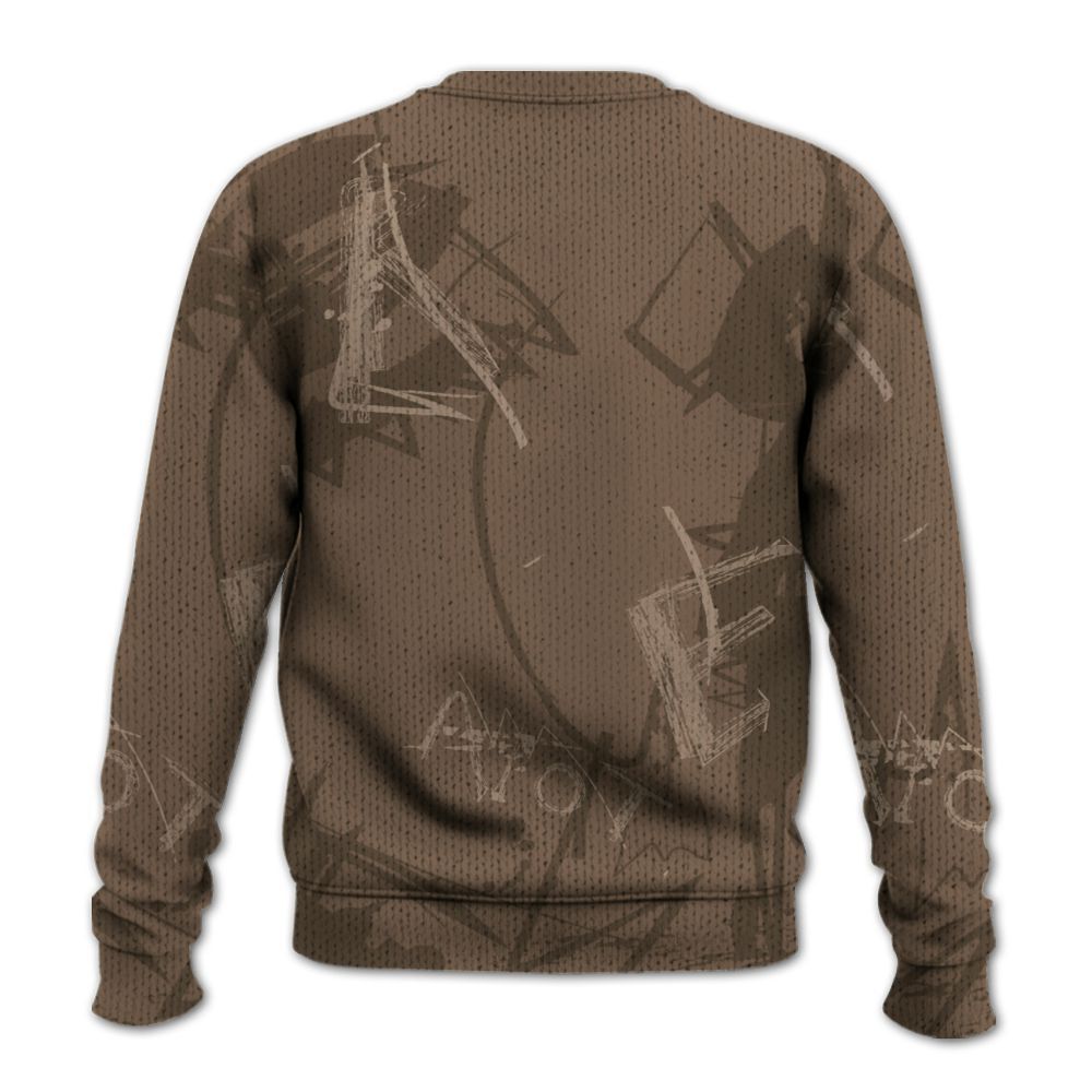 Knitted Sweater To Match Dark Mocha Jack - Seeya Skeleton Messyz