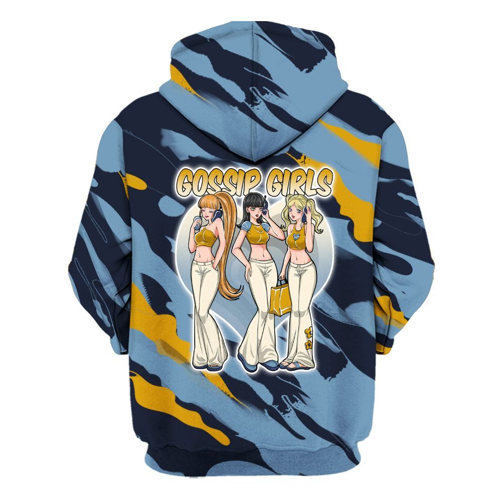 Hoodie To Match High OG First In Flight 1s - Gossip'Girls All Over Print