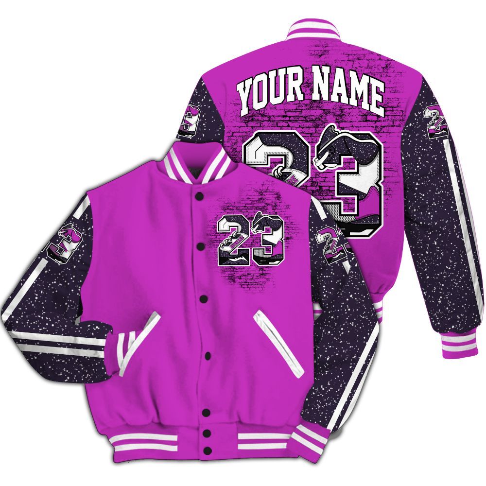 Varsity Jacket To Match Ja 2 Staregazer - Custom Name Number 23 5s All Over Print