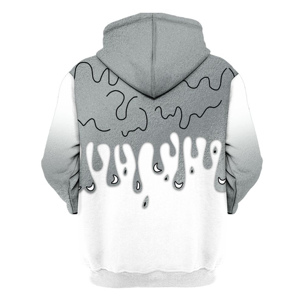 Hoodie To Match White Metallic 2026 5s - Snake Trust No One Drip All Over Print