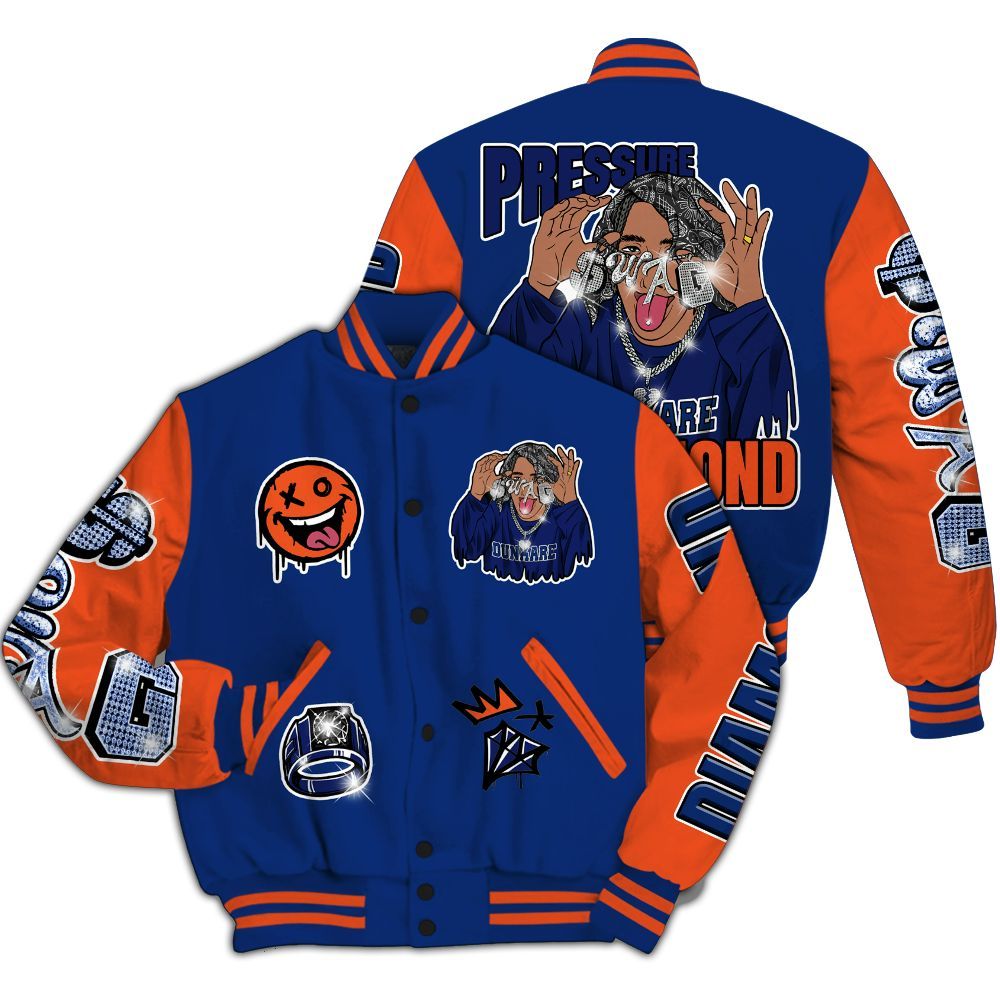 Varsity Jacket To Match Suede GS League - Pressures Makes Varsity Jacket To Match All Over Print