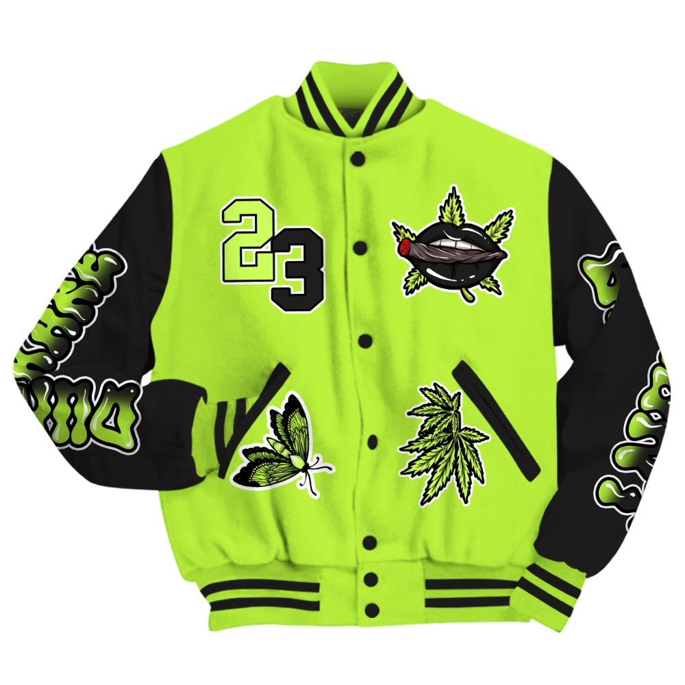 Varsity Jacket To Match Air Force 1 Low Dance Volt - Bluntz Unique All Over Print