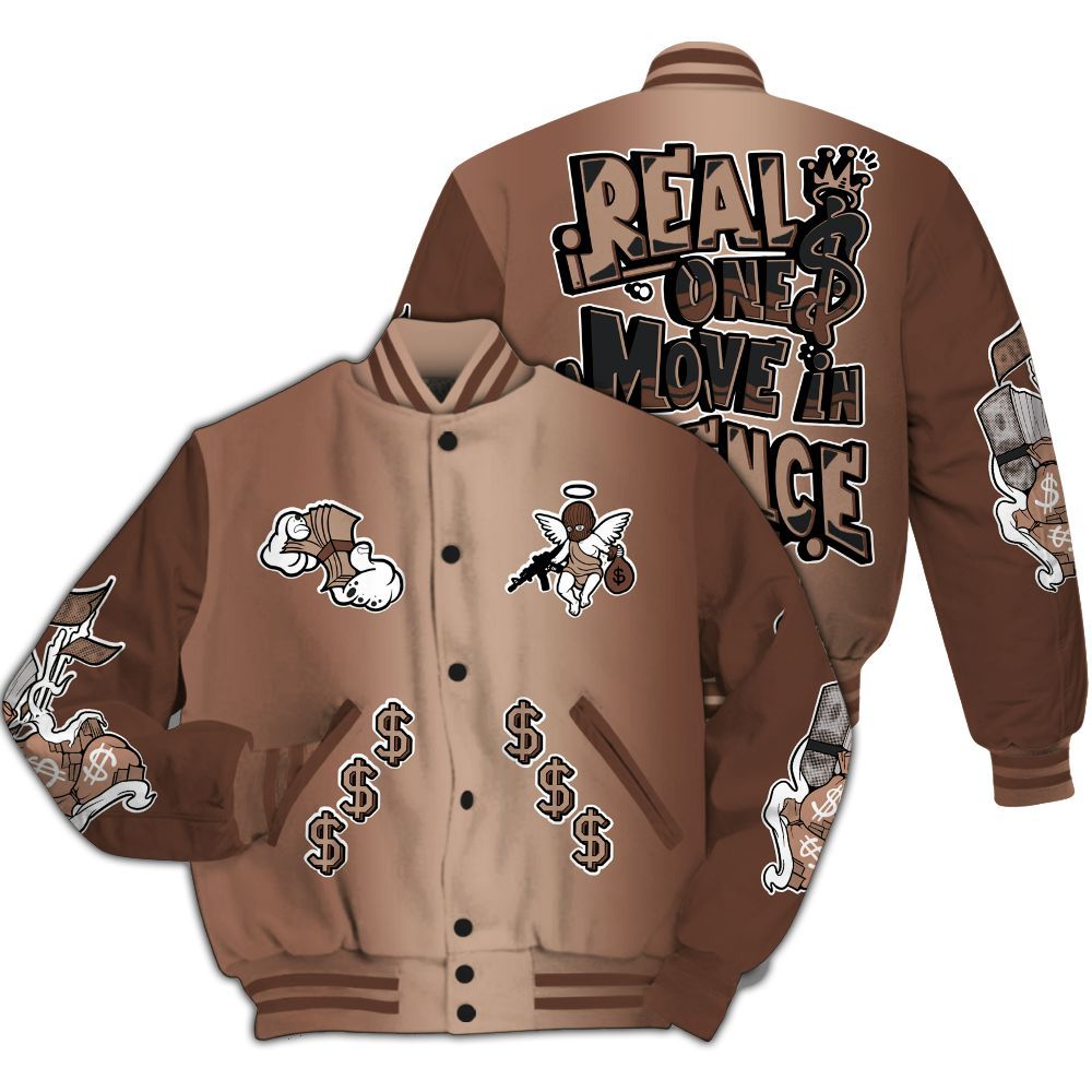 Varsity Jacket To Match KD 4 Christmas - Ones Move In Silence Graphic All Over Print