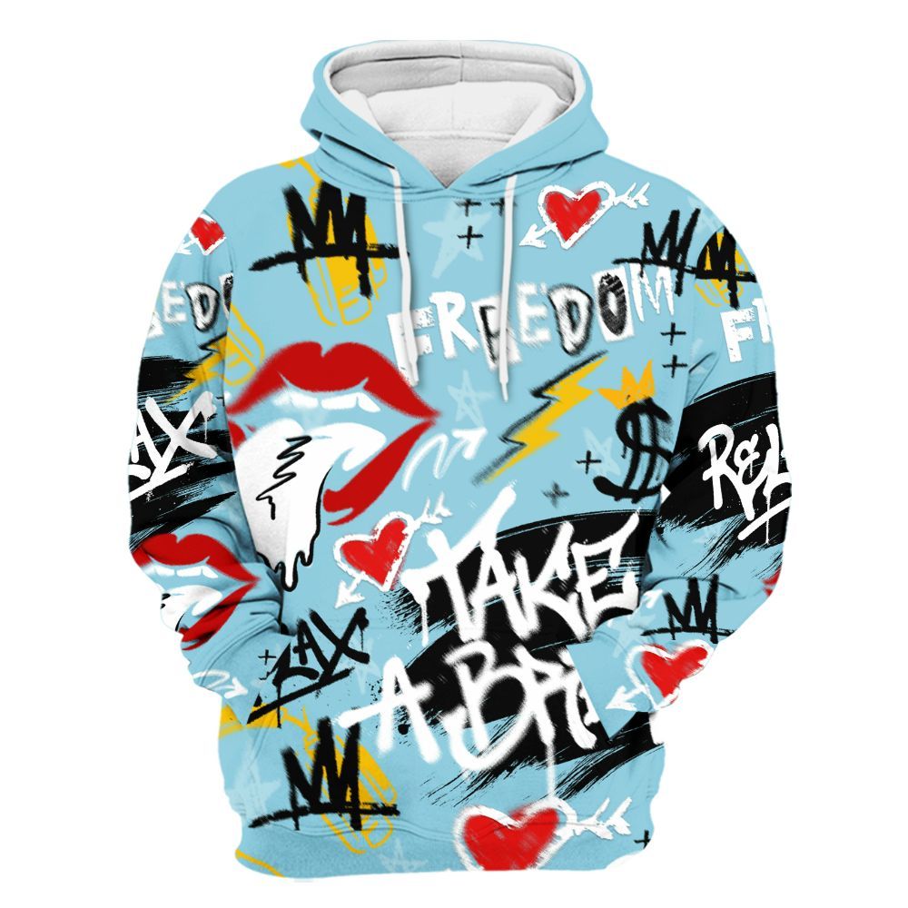 Hoodie To Match Dunk High Homer Simpson - Take Break Freedom Graffiti Streetwear All Over Print