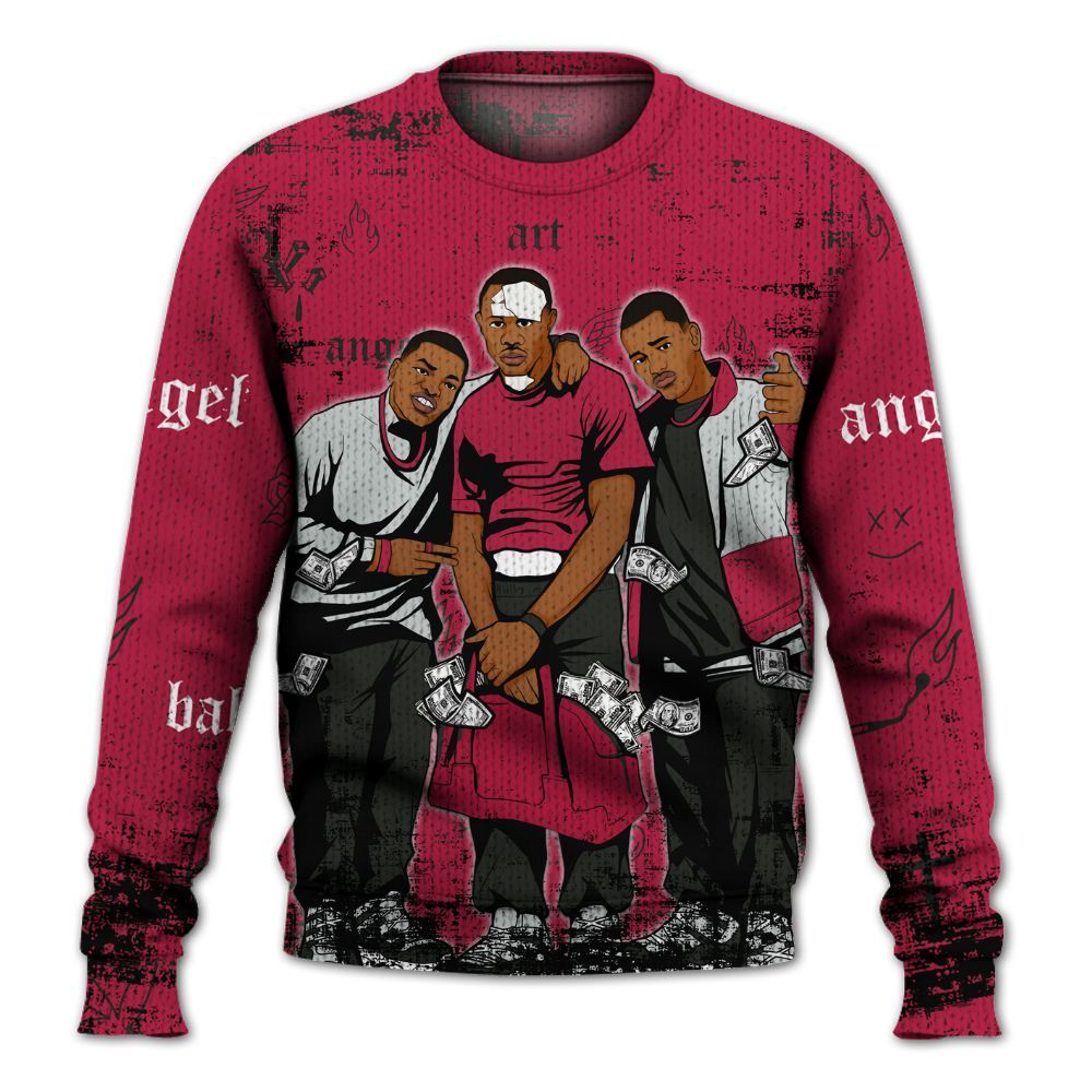 Sweater To Match Toro Bravo 4s - Paid In Full Money Graphic