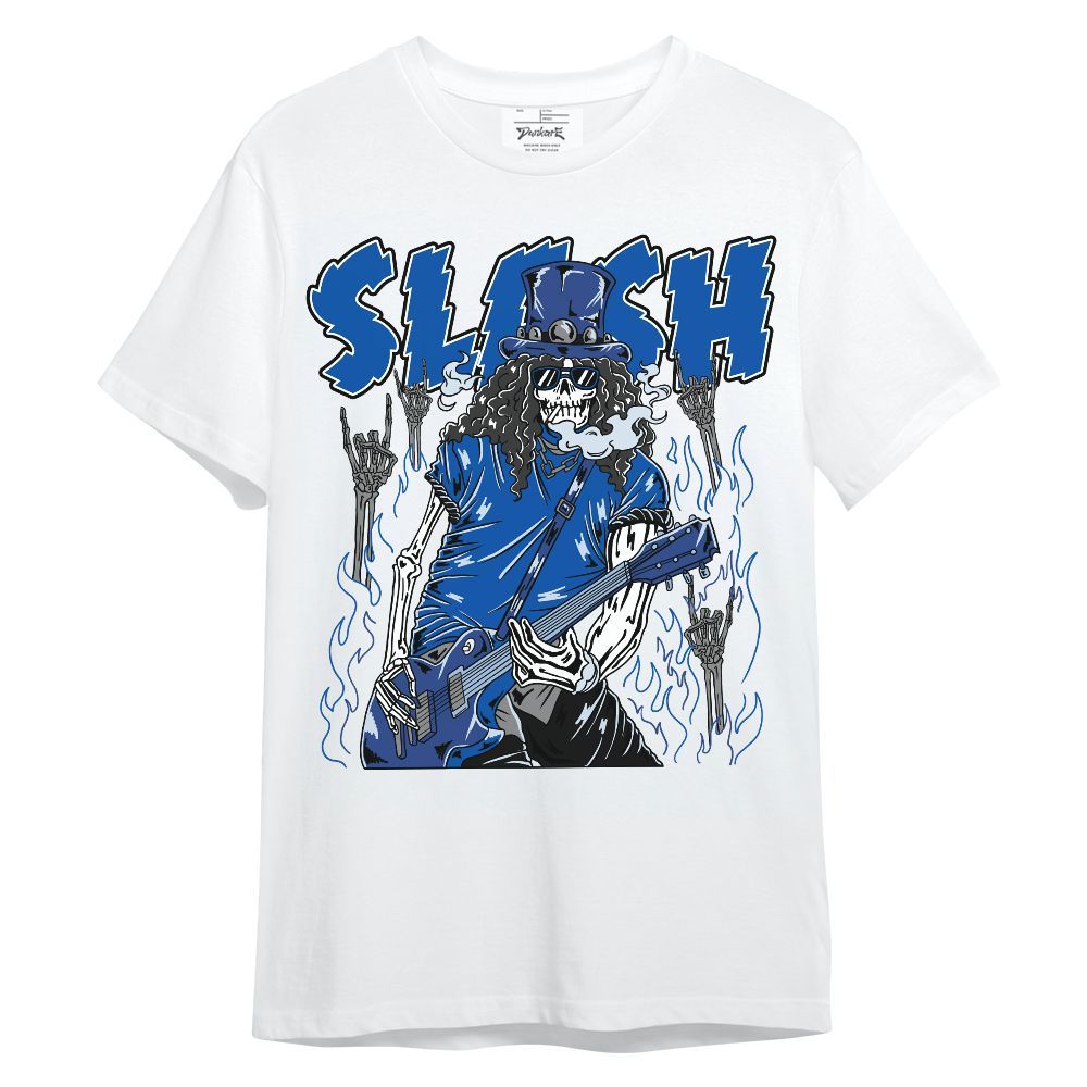 Shirt To Match Racer Blue 5s - Slash Skeleton Unisex Shirt