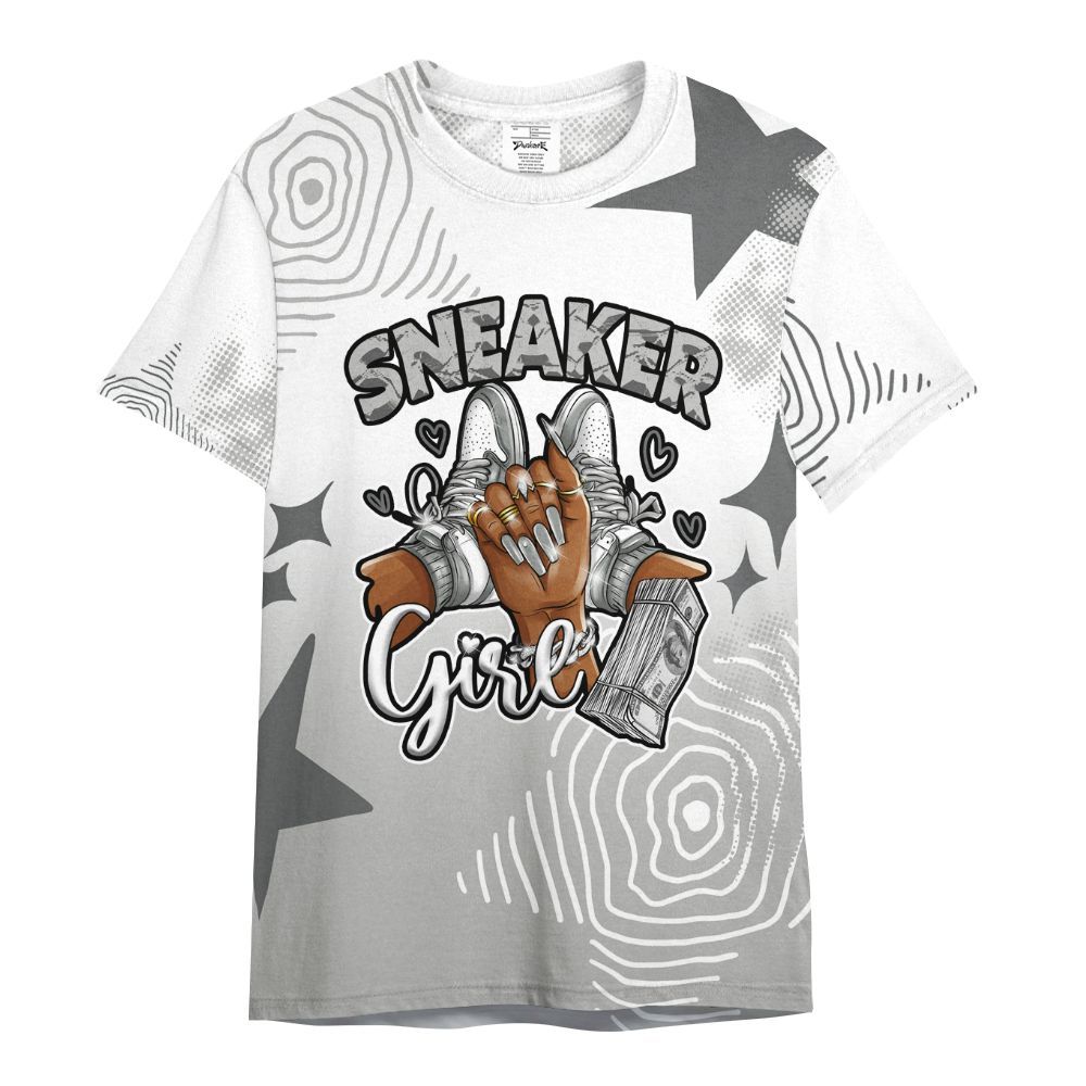 Shirt To Match Retro Wet Cement 4s - Sneakerz Girlz Unique Starz All Over Print