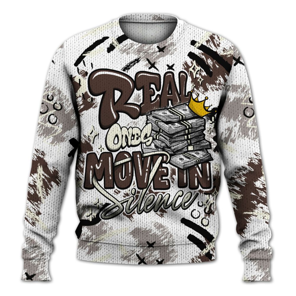 Knitted Sweater To Match SoleFly Cafecito 12s - Real Ones Move In Streetwear