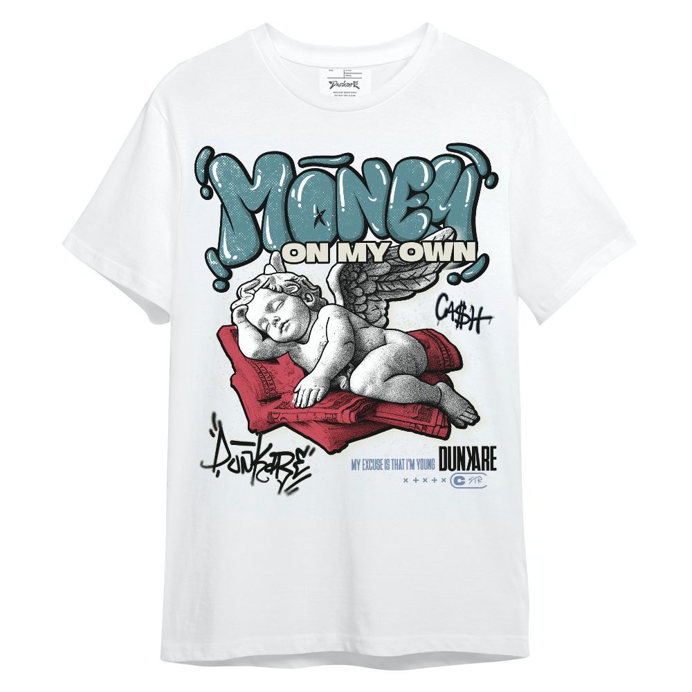 Shirt To Match Dunk Low Denim Turquoise Royal - Money Cash Streetwear Unisex Shirt