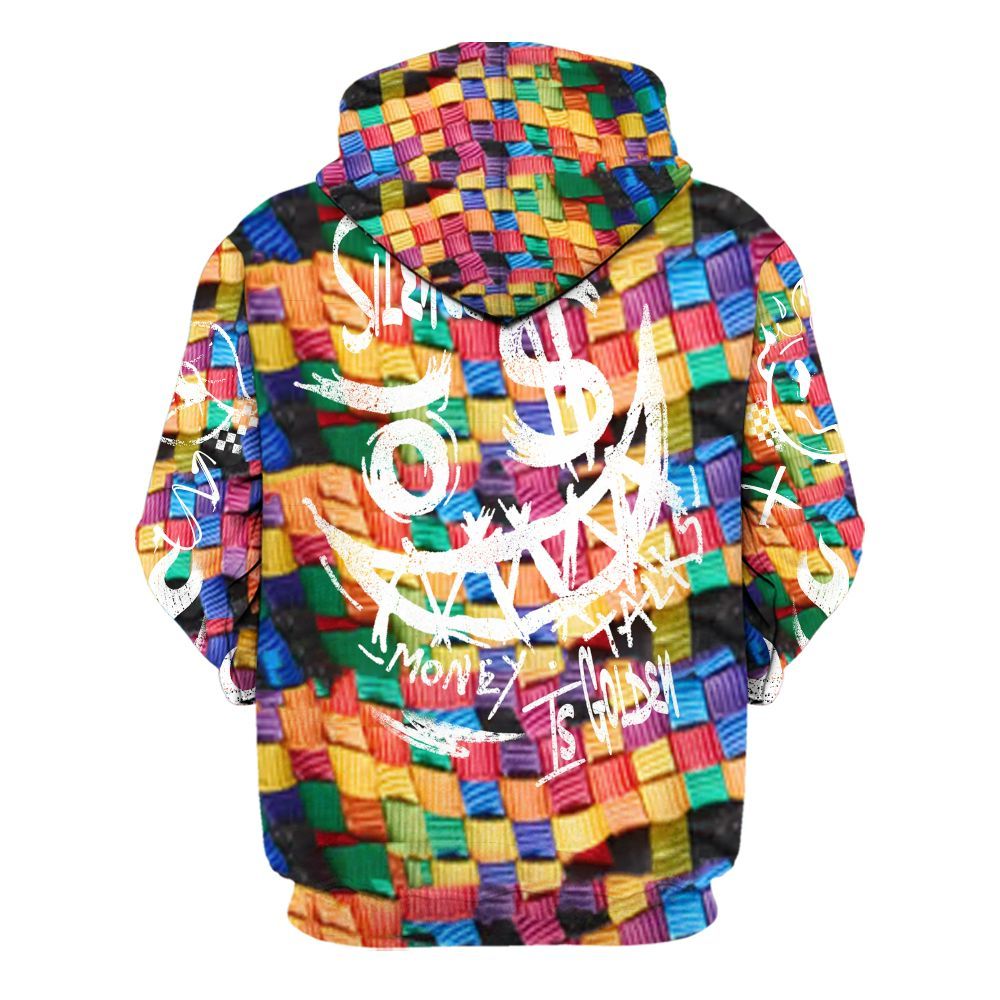 Hoodie To Match Air Rainbow Weave - Mouth Burning Street Style All Over Print