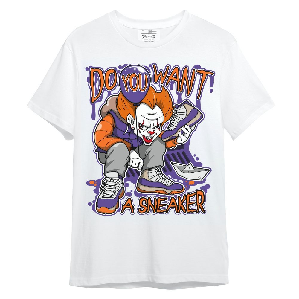 Shirt To Match Air Max Waffle SP Voltage Purple - Clown Scary Sneakers Halloween Graphic Unisex Shirt