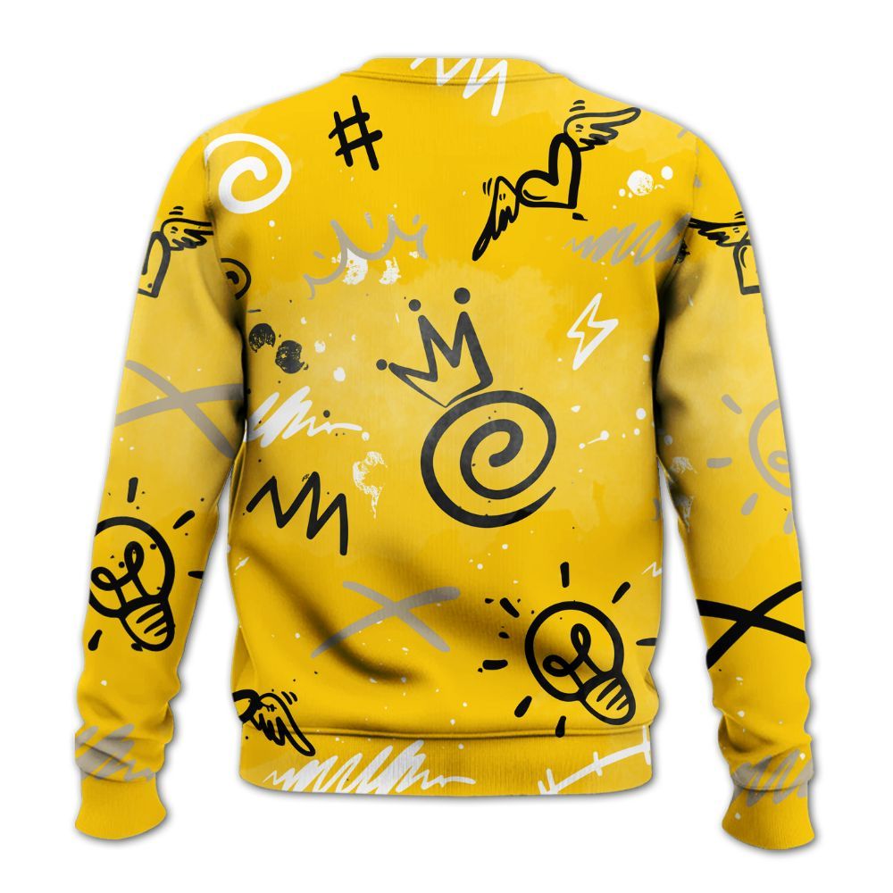 Sweatshirt To Match Vivid Sulfur 4s - Drip Been Di2ferent All Over Print