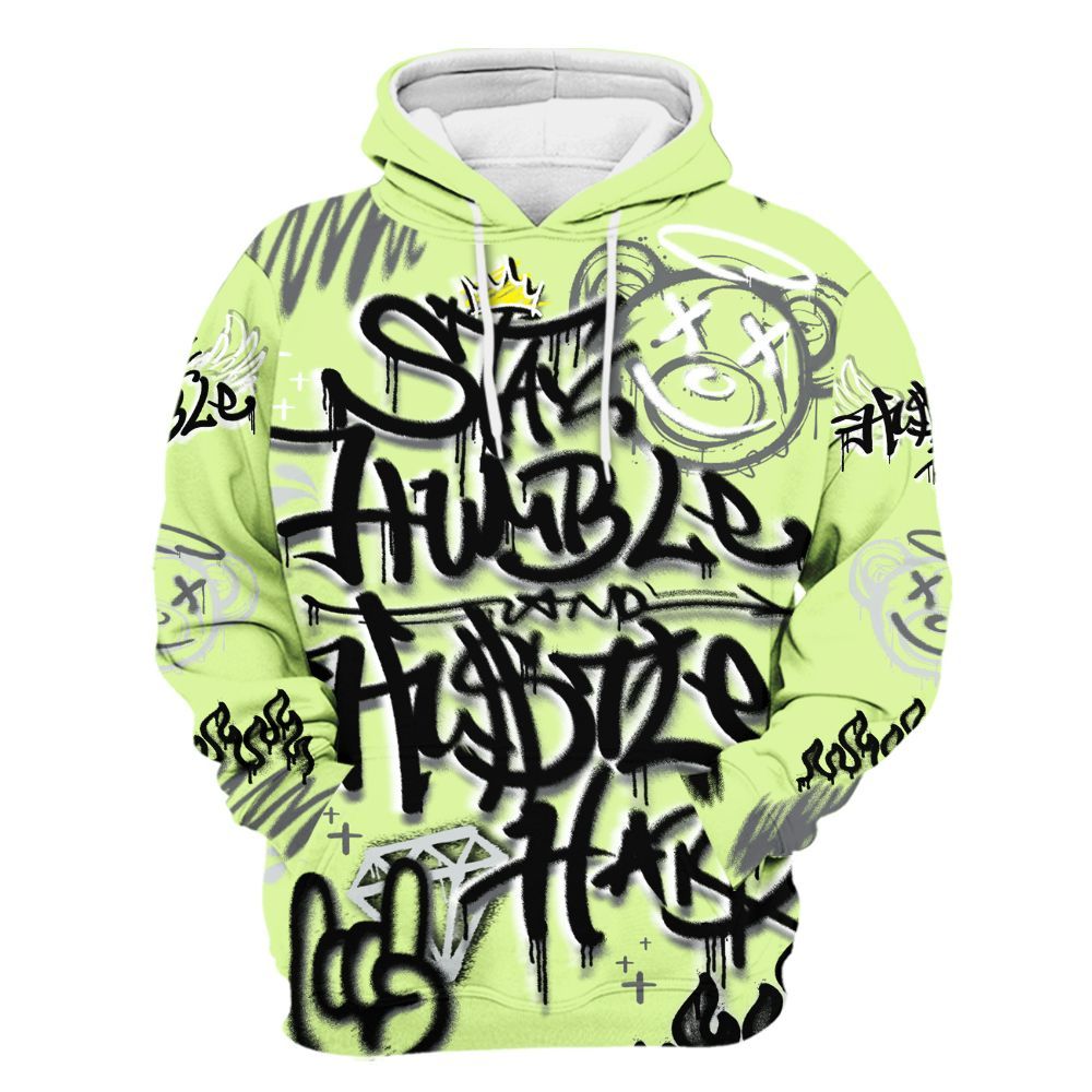 Hoodie To Match Smoke Grey Volt TR 1s - Humble Drip Streetwear Graffity All Over Print