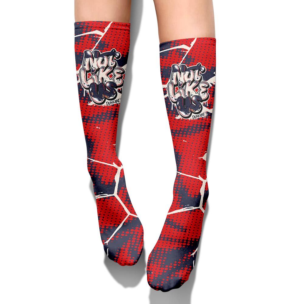 Sock To Match Low OG Howard University 1s - None Like Us Graphic