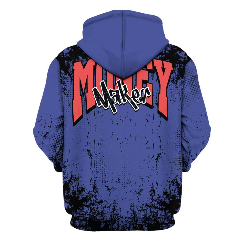 Hoodie To Match KD 4 Nerf - Move In Silence Money Street Retro All Over Print