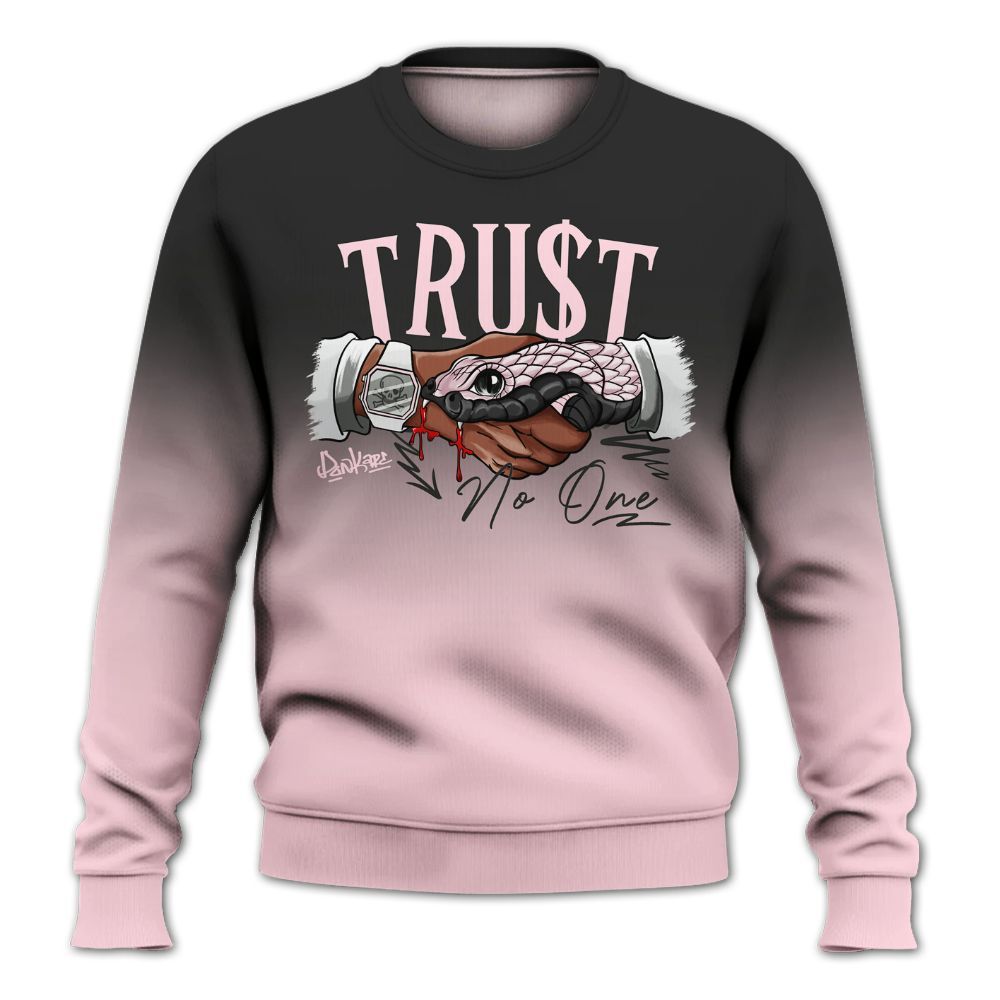Sweatshirt To Match Air Max 95 Pink Foam 2025 - Trust No One Drip All Over Print