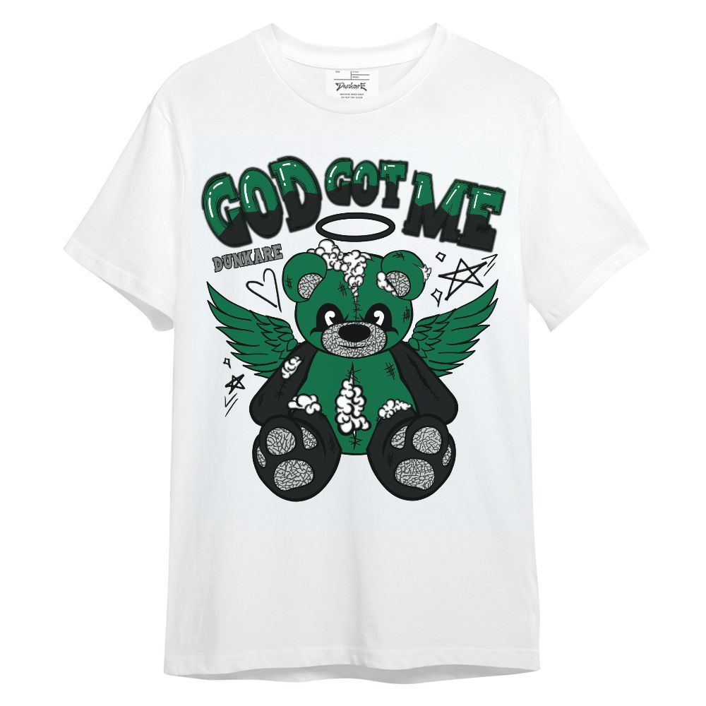 Shirt To Match Pine Green 3s - Gods Guides Me Bear Unisex Shirt