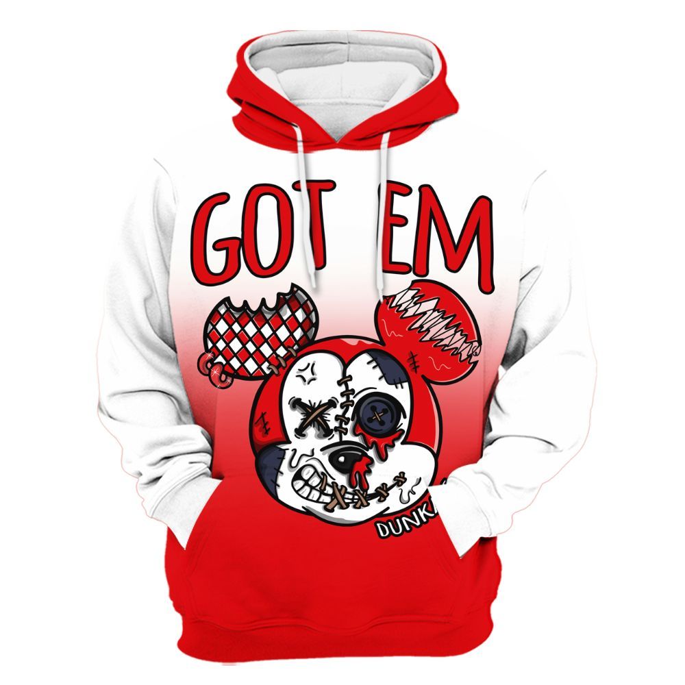 Hoodie To Match Low OG Howard Bison 1s - Got Em Dripping All Over Print