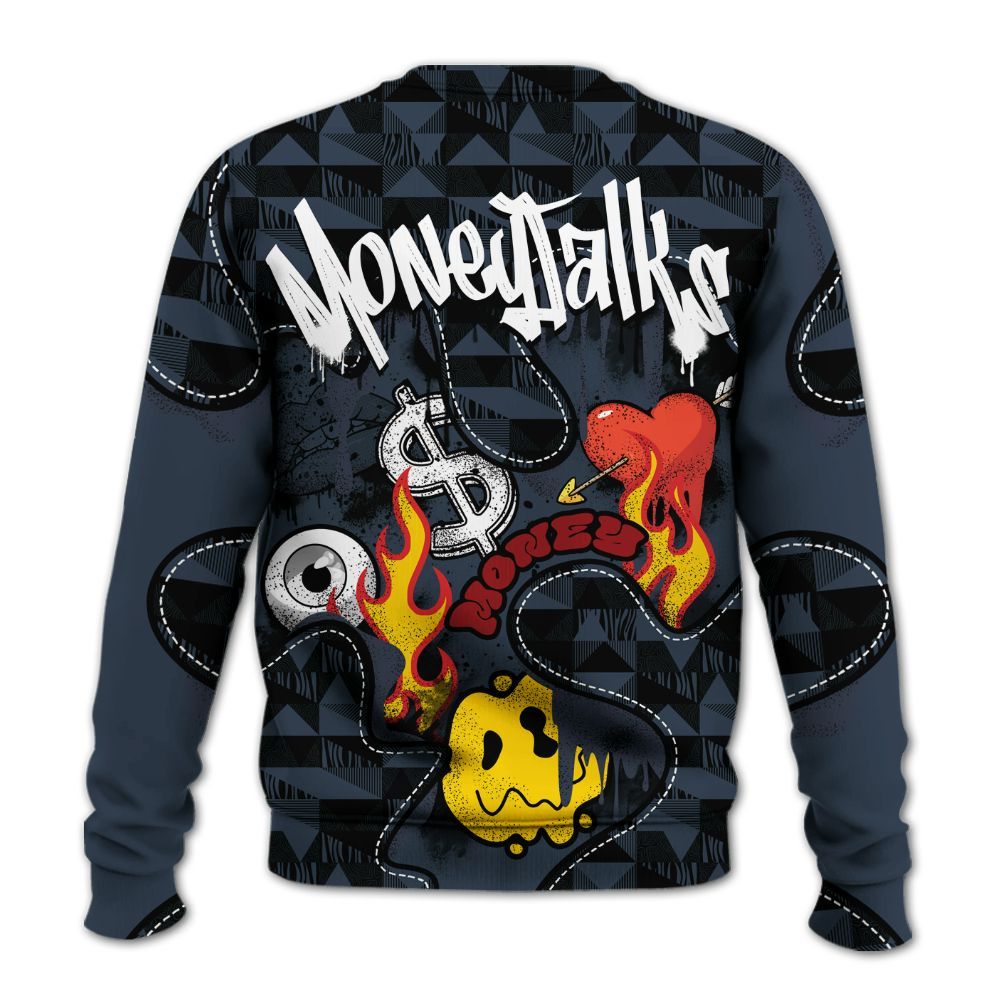 Sweatshirt To Match Retro Olympic 6s - 23 Smile Burning Heart All Over Print