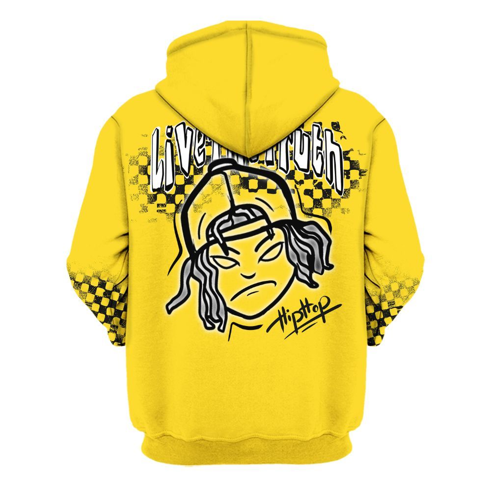 Hoodie To Match Retro Thunder 4s - Feel Life Street Style All Over Print