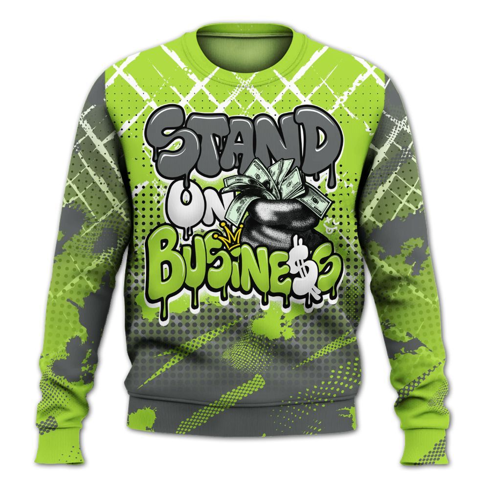 Sweatshirt To Match Air Max 95 Neon - Halftone Stand Business Dripping All Over Print