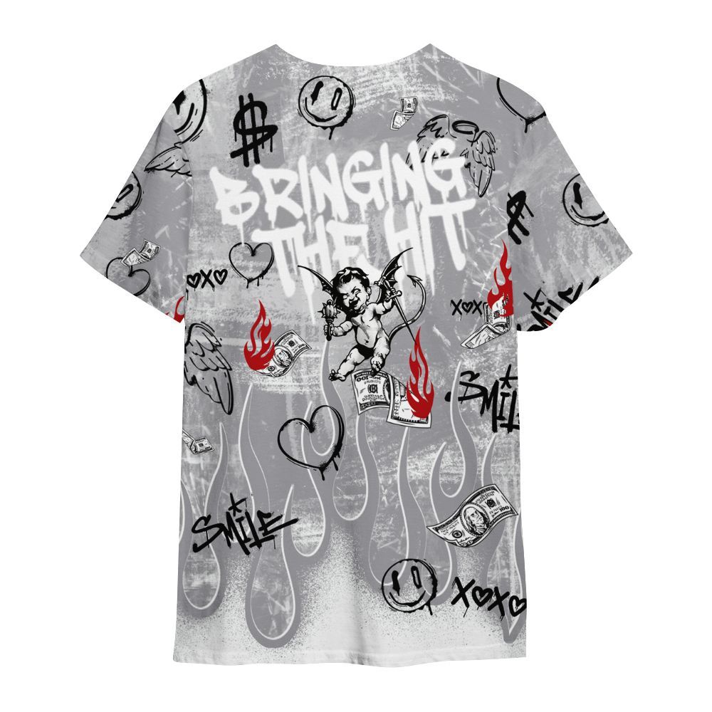 Shirt To Match Cement Grey 3s - This That Sauce Angel All Over Print