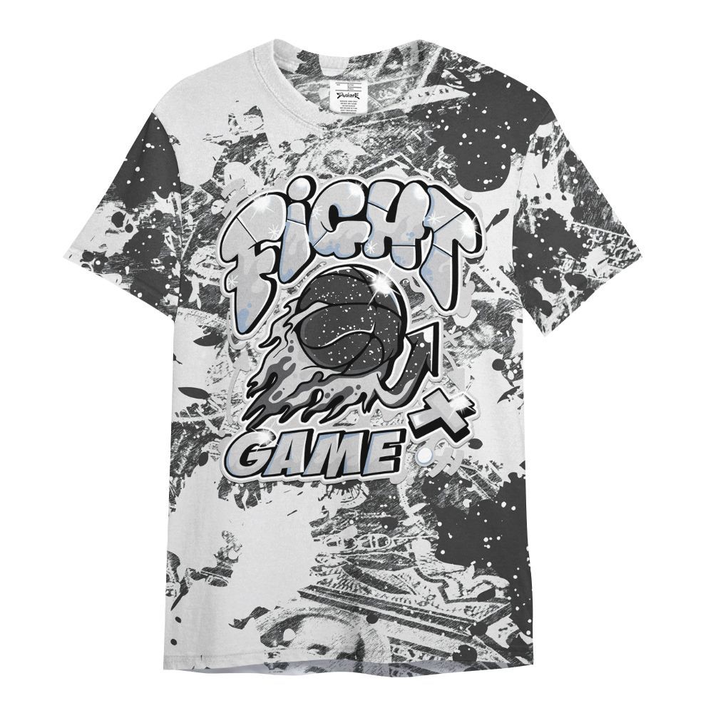 Shirt To Match Reverse Black White 6s - Fighter Games Graphic Street Art All Over Print