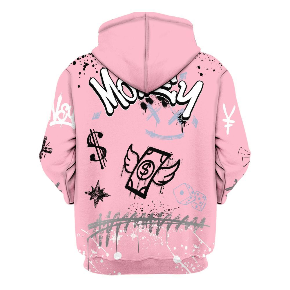 Hoodie To Match Retro 35th Anniversary 5s - Everybody Paid In Full Crayon All Over Print