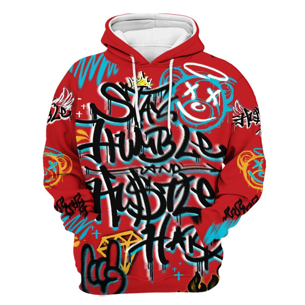 Hoodie To Match Dunk Low Fruity Pebbles - Humble Drip Streetwear Graffity All Over Print