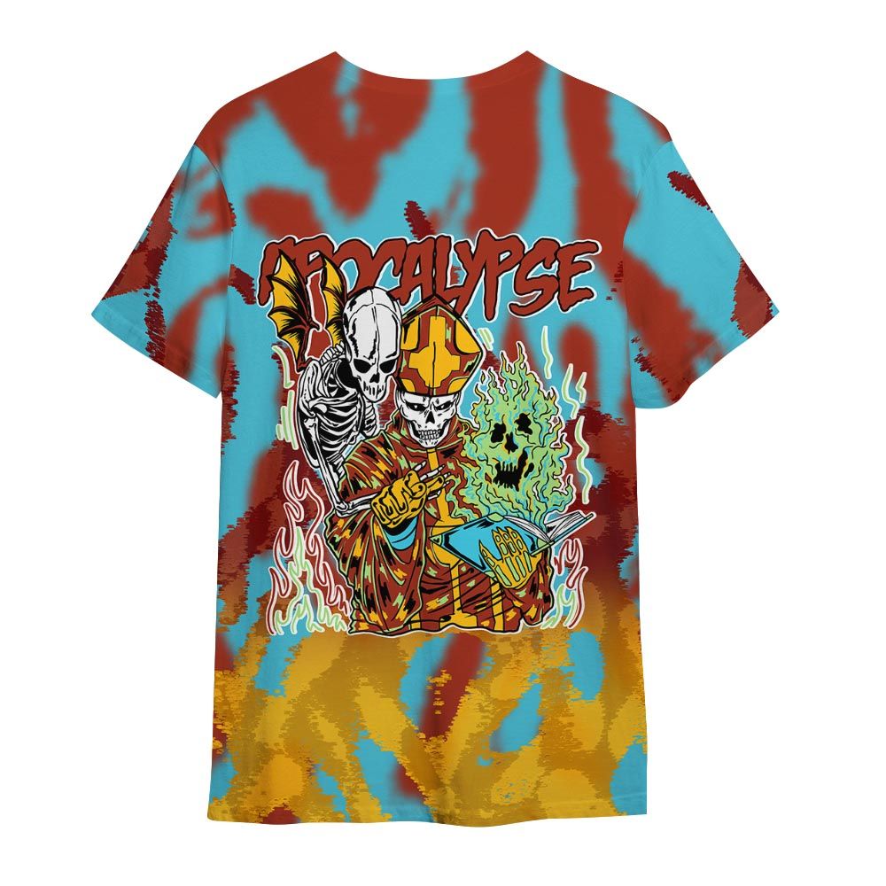 Shirt To Match SB Dunk Di'Orr Greenwood - Apocalypse Skeleton Burn Shirt Unisex