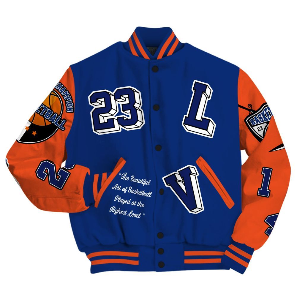 Varsity Jacket To Match Suede GS League - The GOAT Got Em Streetwear All Over Print