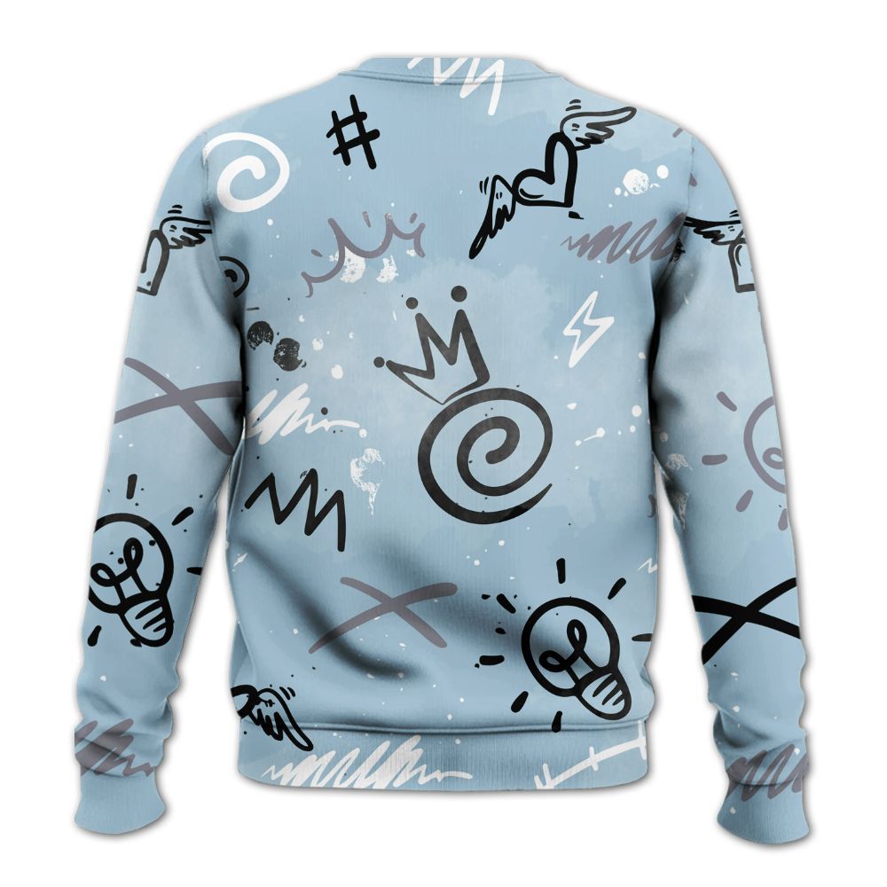 Sweatshirt To Match Chambray 7s - Drip Been Di2ferent All Over Print