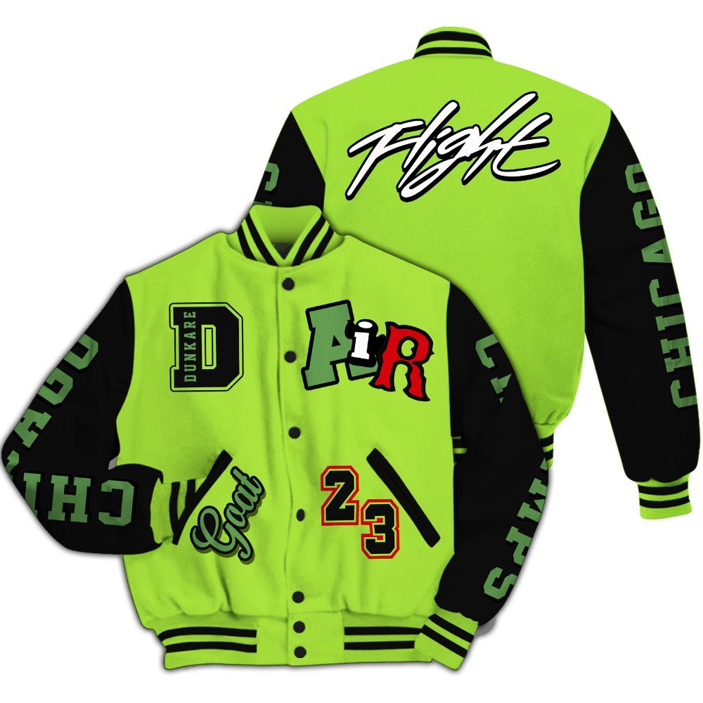 Varsity Jacket To Match Kobe 6 SE Grinch - AIR Number 23 GOAT All Over Print